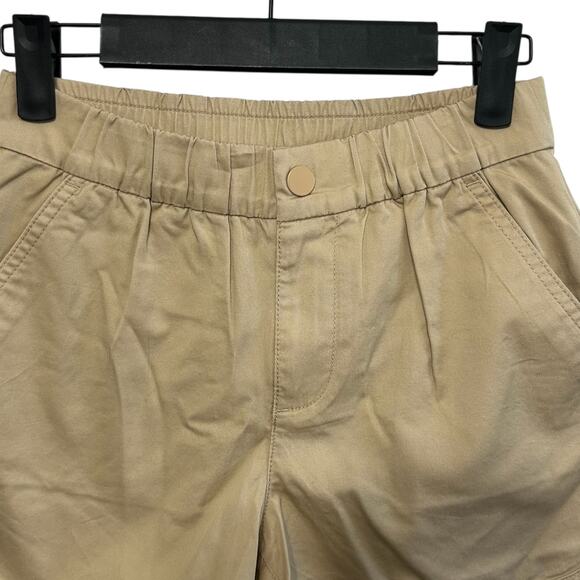 J. Crew Lightweight Chino Pull-On Short NWT Women's Sz XXS Beige Pleated Chic - Picture 5 of 7